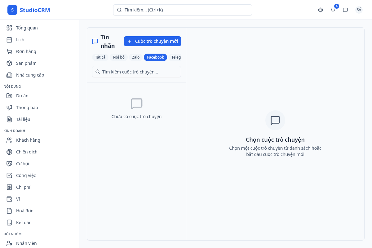Khách đặt dịch vụ qua Telegram — AI tạo đơn và chuyển nhân viên
