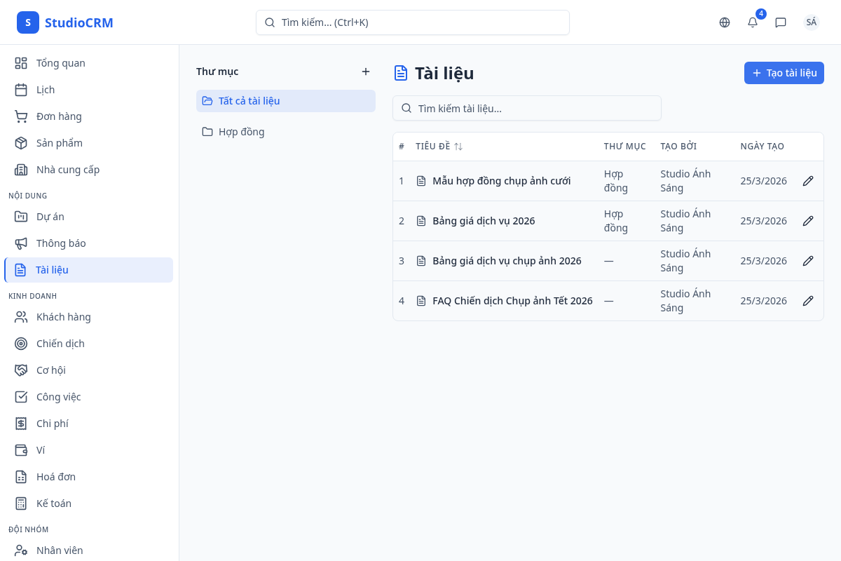 Quản lý thư mục