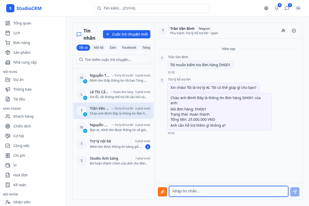 Đính kèm tệp tin